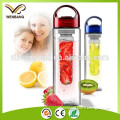 2015 tritan fruit infuser water bottle,clear plastic drinking water bottle wholesale